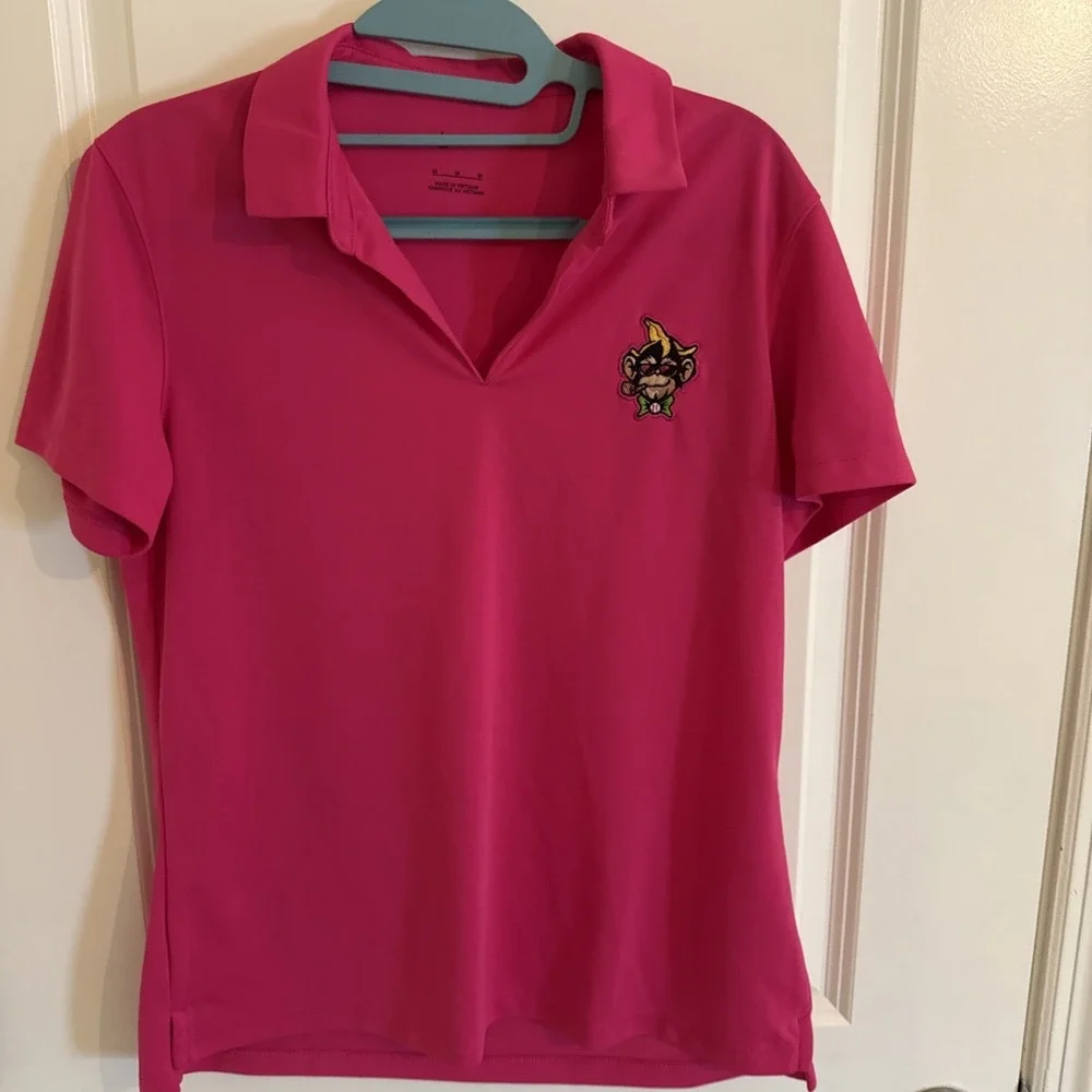 Savannah Party Animals Baseball Embroidered Pink Nike Shirt Size Medium Women's